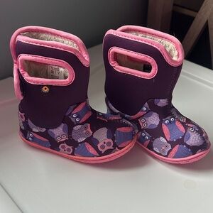 Bogs Kids Boots in Purple and Pink